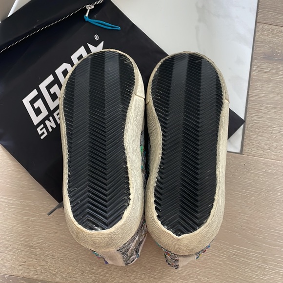 Golden Goose Women's Francy Sequined High Top Sneakers (size 38) - Picture 8 of 14